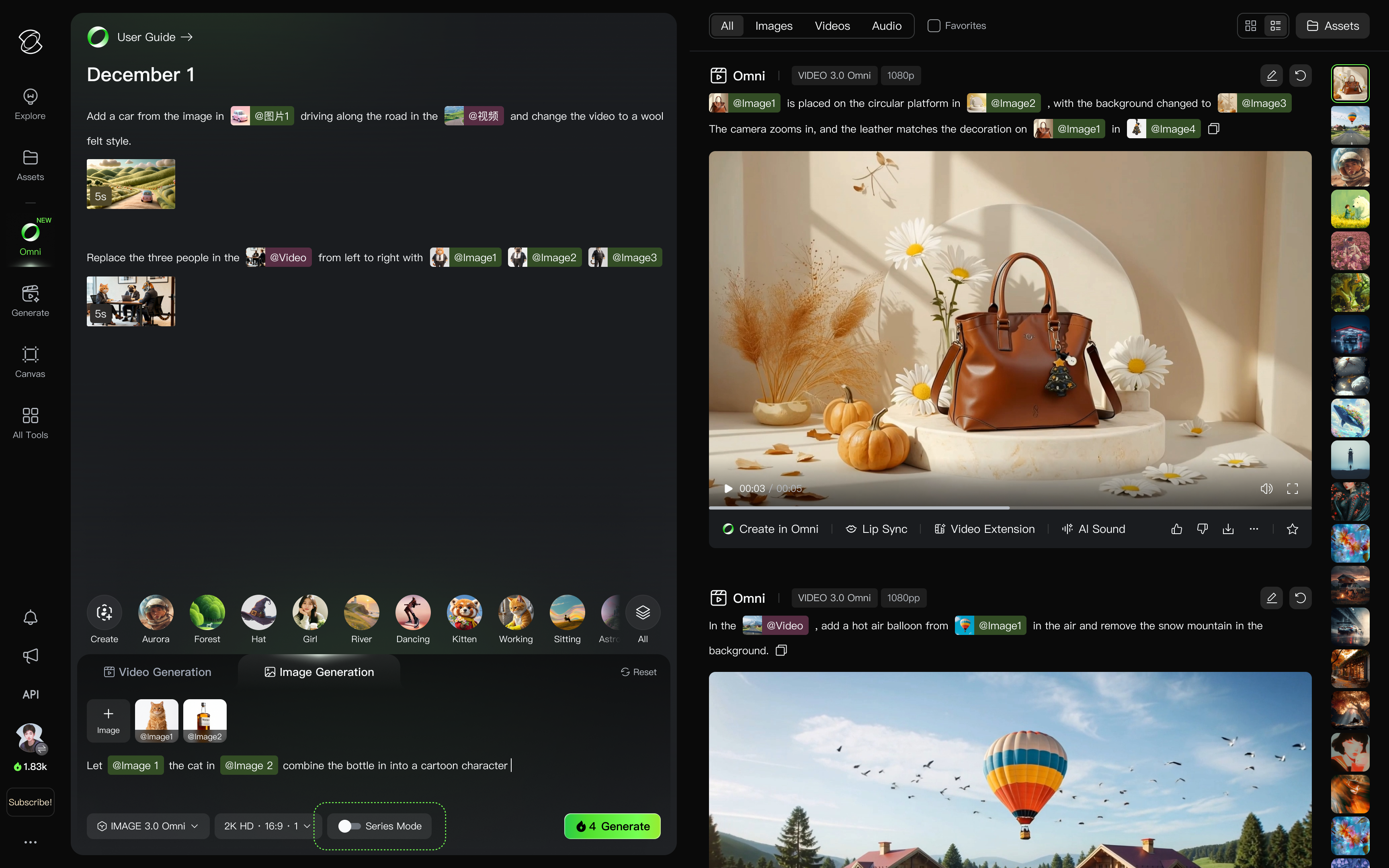 Kling IMAGE 3.0 Omni User Guide