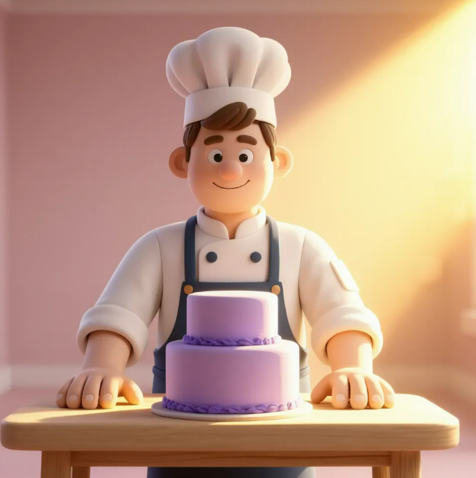 Colored arrow guiding light direction and tone